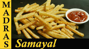 French Fries Recipe In Tamil Potato Fries Recipe In Tamil Crispy French Fries Recipe Youtube