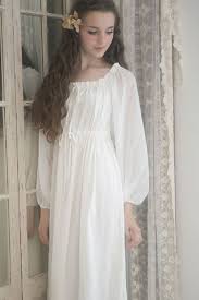 Vintage White Cotton Nightgown Nightie White Vintage Dress Maxi Dresses Fall Night Gown