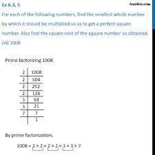 Is 9075 an odd number? Ex 6 3 5 Find The Smallest Whole Number Which Should Be Multiplied