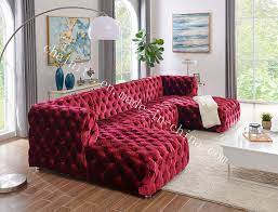 Saying all these, we can clearly say that the products you'll find featured in our videos are very high quality. High Quality Velvet Fabric Button Tufted U Shaped Sectional Sofa Set Modern Living Room Sofas China Modern Sectional Sofa Classic Sofa Set Made In China Com