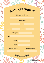 Our birth certificate template is editable in phrase. 15 Birth Certificate Templates Word Pdf á… Templatelab