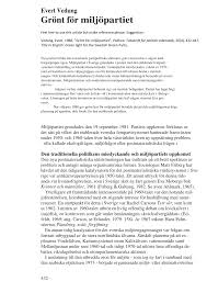 Der schwedische regierungschef, staatsminister stefan löfven, von den sozialdemokraten (socialdemokraterna) regiert in einer minderheitsregierung gemeinsam mit den grünen (miljöpartiet. Pdf Gront For Miljopartiet Green Light For The Swedish Greens