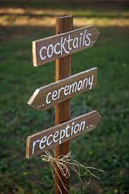 Diy Video Wedding Directional Signs Something Turquoise Rustic Wedding Diy Wedding Videos Wedding Signs