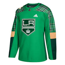 details about los angeles kings st patricks day adidas authentic adizero jersey shirt mens