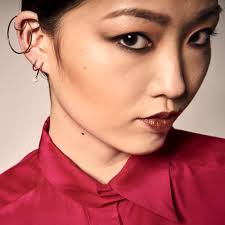 Earrings gold spiral Eva