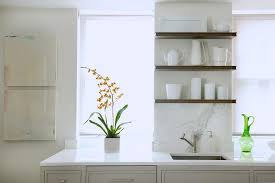 over the sink shelves transitional
