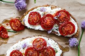 Maybe you would like to learn more about one of these? Chive Ricotta Toast With Slow Roasted Tomatoes