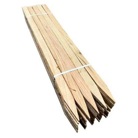 36-Inch Surveyor Stakes | 9/16" x 1-31/8" x 36" Hardwood Stakes
