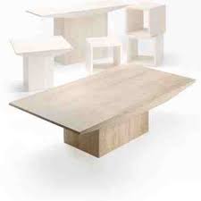 Beige travertine 4x4 each piece unique natural stone absorbent tumbled stone set of 4 coasters. Travertine Stone Coffee Table English Forum Switzerland