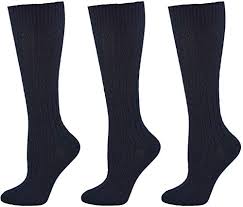 A wide variety of cable knit socks options are available to you, such as supply type. Sierra Socks Womens Girls School Uniform Cotton Cable Knit Knee High True Ribbed 3 Pair Pack Black Large