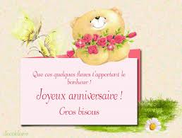 Joyeux anniversaire (france) ou bonne fête à toi ou tout simplement bonne fête (canada), en anglais happy birthday to you est une chanson traditionnellement chantée pour célébrer l'anniversaire de la naissance d'une personne vivante. Images Of Fleurs Gif Anime Joyeux Anniversaire Gratuit