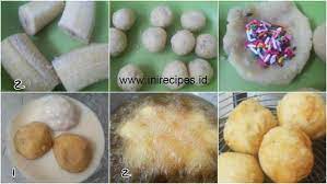 Resep Membuat Bola Bola Pisang Isi Cokelat Meises Pisang Resep Camilan