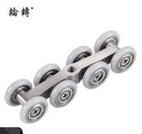 ODM/OEM Manufacturer Customizable 304 Stainless Steel POM Pok Amber  Materials Small Durable Sliding Door Wheels