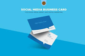 Social Media Agency Business Card By Afahmy On Agency Business Cards Social Media Business Cards Business Card Graphic