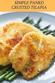 Simple Panko Crusted Tilapia In 2020 Talapia Recipes Fish Recipes Breaded Fish Recipe