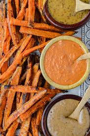 They're nutritious, yet decadent like regular well plated by erin. Crispy Baked Sweet Potato Fries With Dipping Sauces Linger
