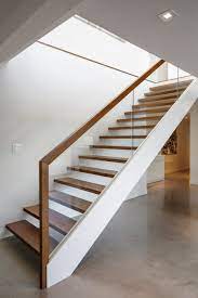 Glass panel balustrades are a top favourite amongst modern staircase ideas and designs. Ds 190814 16 Contemporist Interior Stairs Interior Stair Railing Modern Staircase