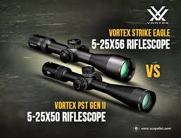 The 50mm objective lens is ideal for. Vortex Strike Eagle 5 25x56 Vs Vortex Viper Pst Gen Ii 5 25x50 Scopelist Blog