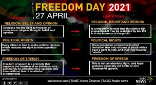 Freedom day is a public holiday. 9bignrbgdy1tbm