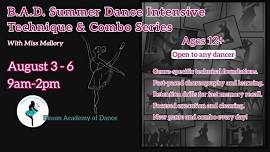 Bloom Academy of Dance Summer Dance Intensive