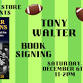 Tony Walter Book Signing event in Appleton, WI