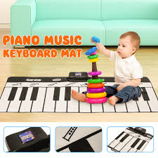 【portable music mat】the music mat size 100cm*30cm.compared to keyboard piano, our piano music mat has a foldable small size and is easy to carry and save space. 71 X29 Musical Blanket Giant Piano Mat Dance Exercise Floor Keyboard Carpet Touch Play Kid Toy Buy At A Low Prices On Joom E Commerce Platform