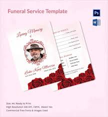 A funeral is our last opportunity to respect and say goodbye to someone who mattered to us. Free 12 Sample Funeral Service In Pdf Psd Ms Word