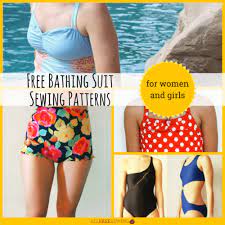 10 Free Bathing Suit Sewing Patterns For Women And Girls Bathing Suit Sewing Pattern Suit Sewing Patterns Bathing Suit Patterns