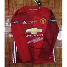 Adidas soccer manchester united fc home jersey. Manchester United Jersey 2016 2017 Wayne Rooney Testimonial 16 17 Ls Longsleeve Shopee Malaysia