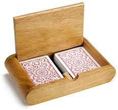 This is a quick video showing how to make a wooden card holder. Amazon Com 2 Deck Poker And Bridge Size Wooden Card Box By Brybelly Cut Cards Sports Outdoors