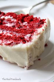 Over medium heat bring to a slow boil while stirring constantly (use a wisk). The Red Feedsack For The Love Of Red Velvet Cake That Is Frosting Recipes Velvet Cake Recipes Red Velvet Cake Recipe