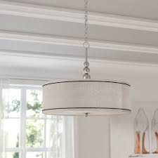Willa Arlo Interiors Annuziata 3 Light Shaded Drum Chandelier Reviews Wayfair