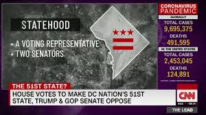 We pay more federal taxes than any other state and don't have federal representation. Congressional Democrats Push For Dc Statehood At Key House Committee Hearing Cnnpolitics