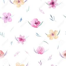 Find over 100+ of the best free floral pattern images. Watercolor Floral Pattern Seamless Pattern With Purple Gold Stock Photo Picture And Royalty Free Image Image 101405798