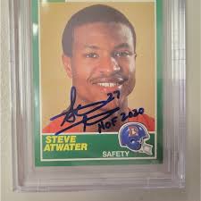 NFL Steve Atwater Signed Trading Cards, Collectible Steve Atwater Signed  Trading Cards