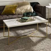 Poly & bark riley marble rectangle coffee table. Faux Marble Top Coffee Tables Walmart Com