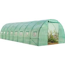 serre tunnel de jardin 24m verte gamme maraichere des andes 8x3m