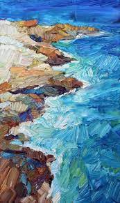 Maybe you would like to learn more about one of these? Buy The Adriatic Coast Of Salento Coastal Oil Painting On Canvas Oil Painting By Lia Aminov On Artfinder Famous Art Paintings Coastal Artwork Art Painting