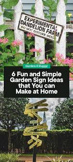 Check spelling or type a new query. 6 Fun And Simple Garden Sign Ideas That You Can Make At Home Garden And Happy