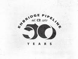 Archive with logo in vector formats.cdr,.ai and.eps (30 kb). Enbridge 50yrs Anniversary Logo Typography Letters Logo Inspiration