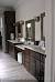 Espresso Cabinets White Countertop