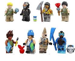 8pcs Fortnite Lego Minifigures Compatible Toy Default Skin No 1 Omega Tracker Carbide Cool Lego Creations Lego News Lego Army