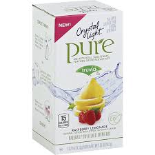 Crystal Light Pure Drink Mix Truvia Raspberry Lemonade Powdered Drink Mixes Wade S Piggly Wiggly