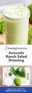 This dressing with avocado, lime, and ranch seasoning works as a salad dressing or a dip for veggies. Healthy Avocado Ranch Salad Dressing No Oil No Eggs No Mayo Healthy Substitute