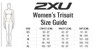 2xu womens compression sleeved trisuit black