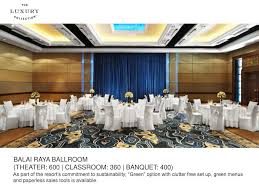 Check 'balai raya' translations into english. A Luxury Collection Resort Spa Nusa Dua Bali Ppt Download