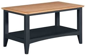 Legs are hand made made from 16mm round steel bar. Lowell Oak And Blue Painted Coffee Table Cfs Furniture Uk