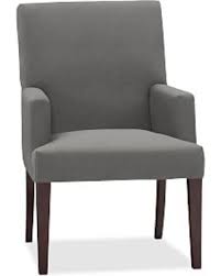 Invite your friends and family to diner and enjoy our comfortable upholstered dining chair. Find Deals On Pb Comfort Square Upholstered Dining Armchair Basketweave Slub Charcoal
