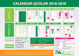 Le calendrier scolaire 2018 2019 avec les vacances des zones a b et c. Calendar È™colar 2018 2019 Noua VacanÈ›Äƒ Incep Din Nou Cursurile Luni