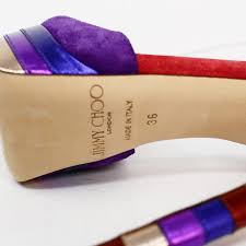 JIMMY CHOO #42354 Multi Color Essentials Open Toe Strap Heels (US 6 EU 36)  – ALL YOUR BLISS